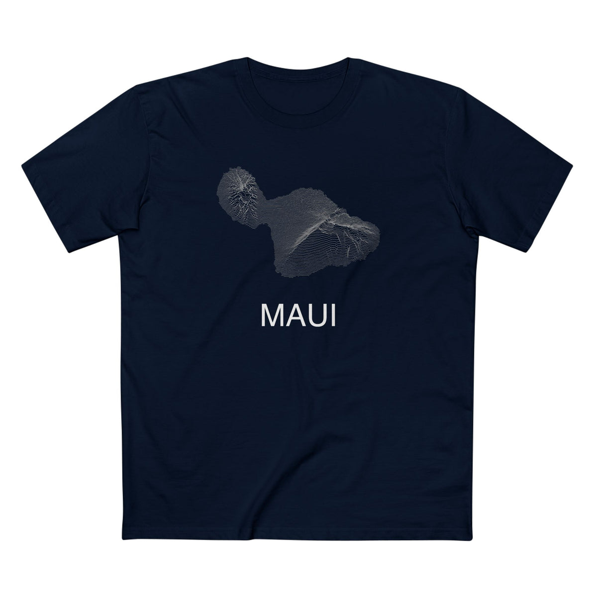 Maui T-Shirt Lines in Navy