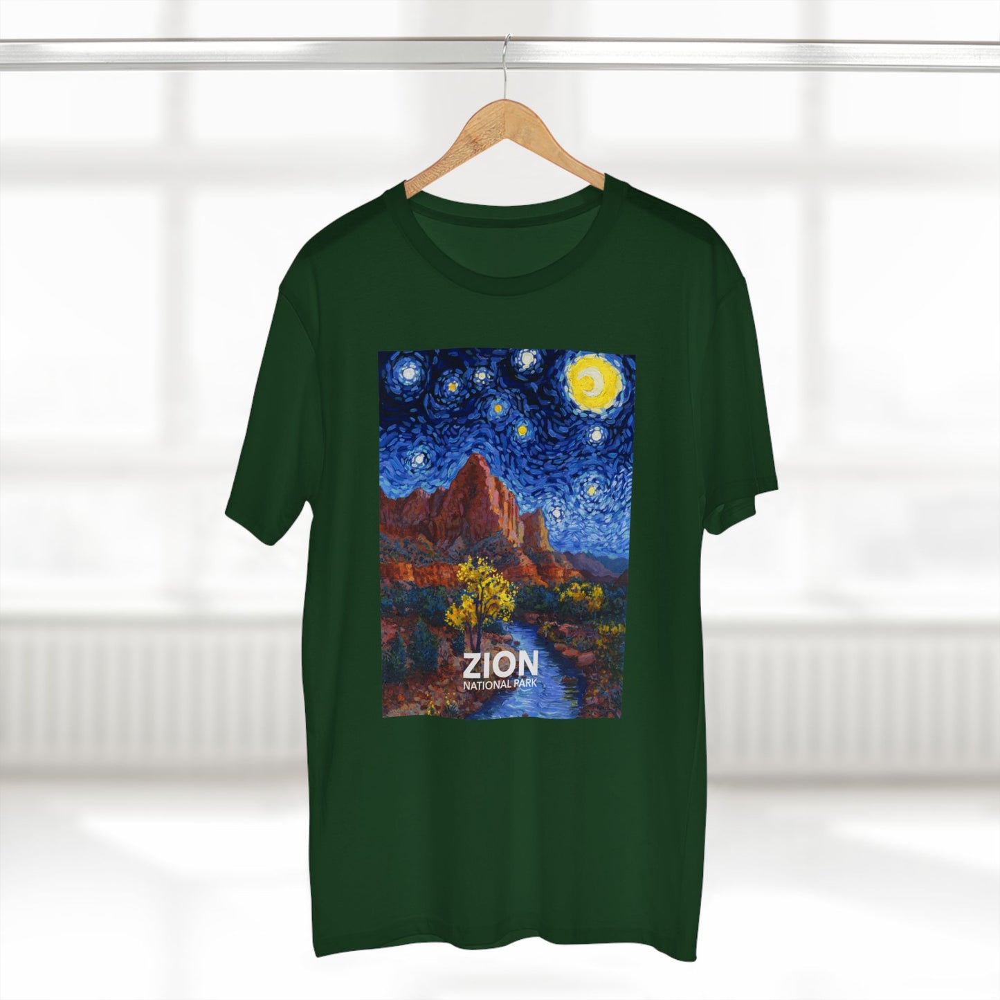Zion National Park T-Shirt - The Starry Night