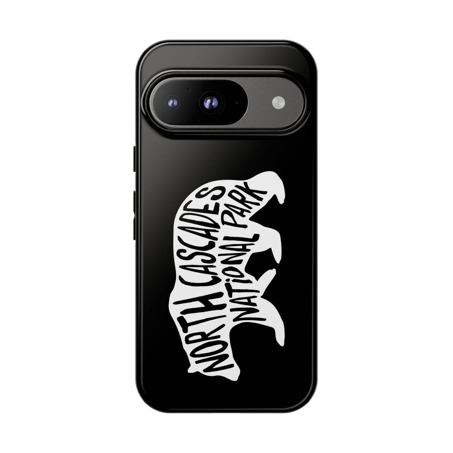 North Cascades National Park Phone Case - Black Bear Design