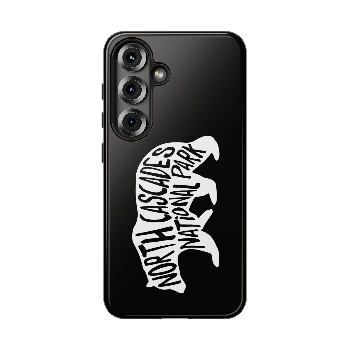 North Cascades National Park Phone Case - Black Bear Design