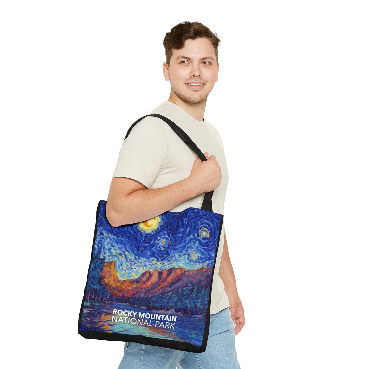 Rocky Mountain National Park Tote Bag - The Starry Night