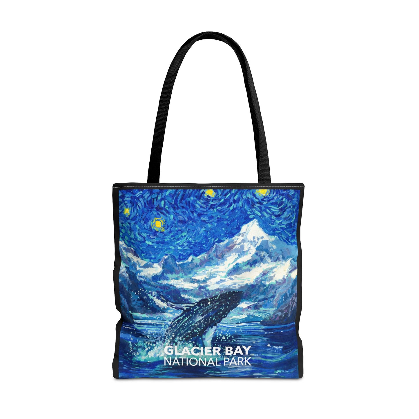 Glacier Bay National Park Tote Bag - The Starry Night Large
