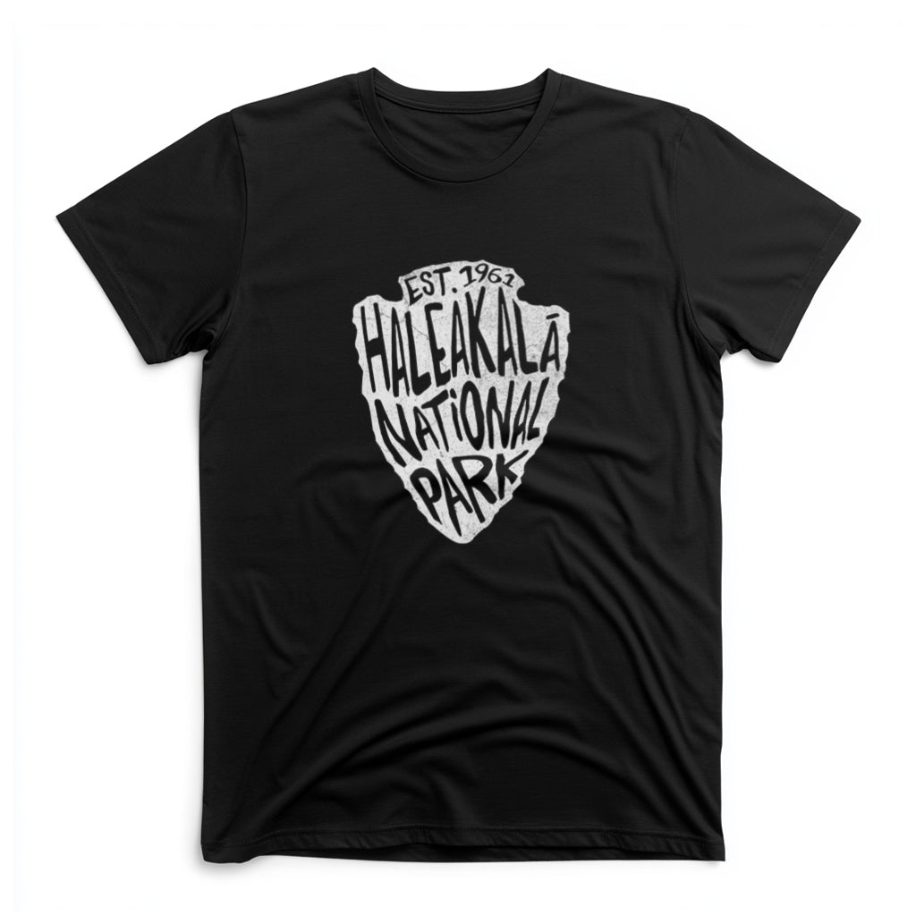 Haleakalā National Park T-Shirt - Arrowhead Design in Black