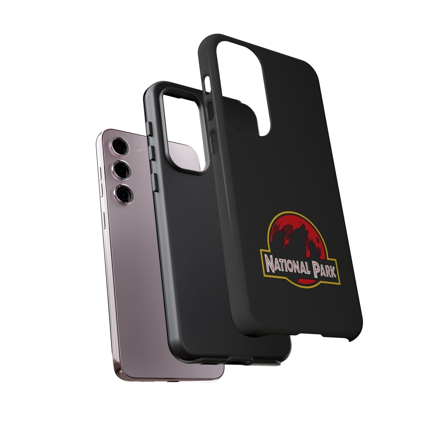 3 Wolf National Park iPhone Case - Parody Logo