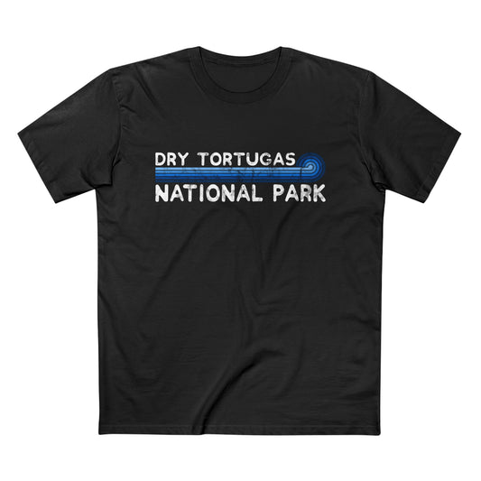 Dry Tortugas National Park T-Shirt - Blue Vintage Stretched Sunrise