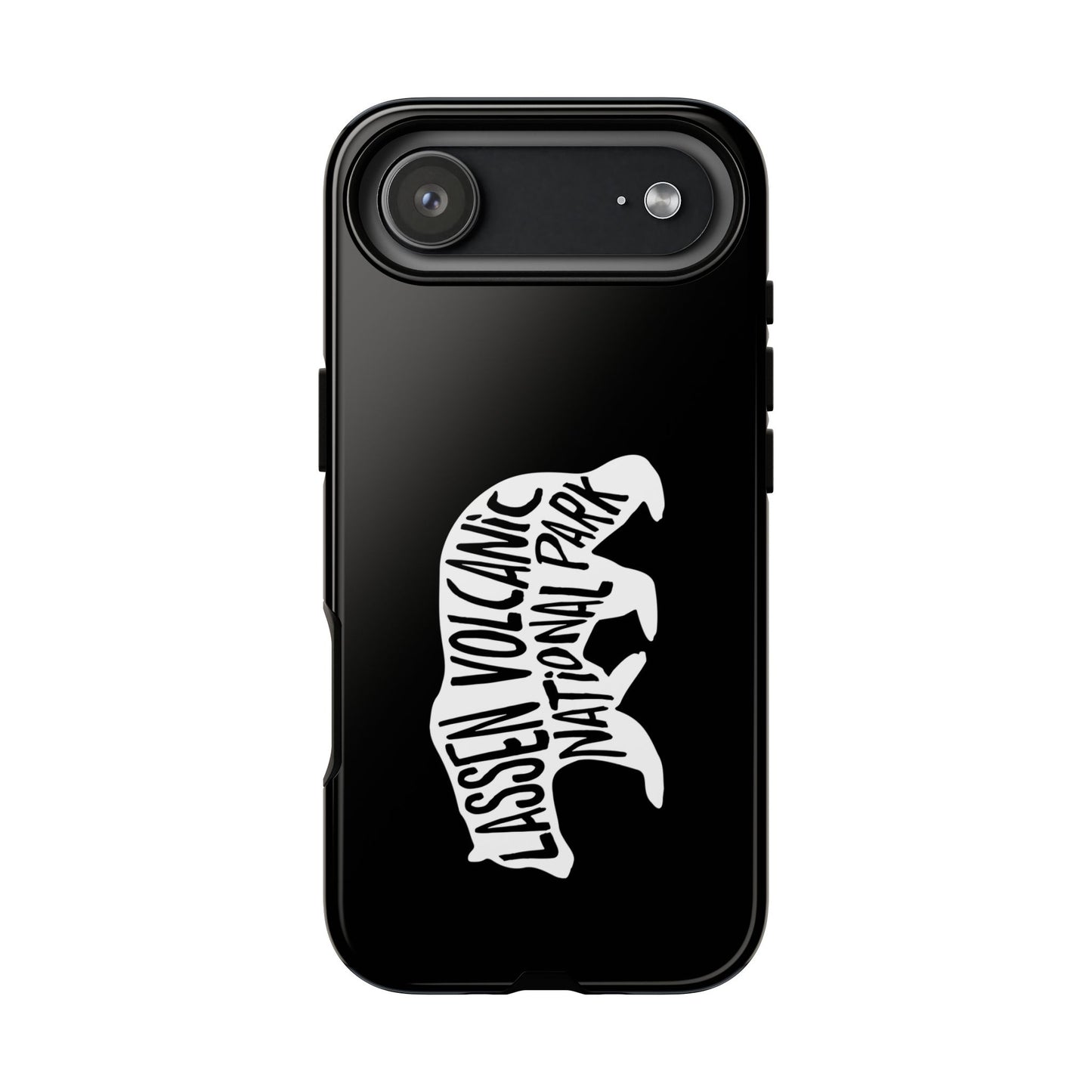 Lassen Volcanic National Park Phone Case - Black Bear Design