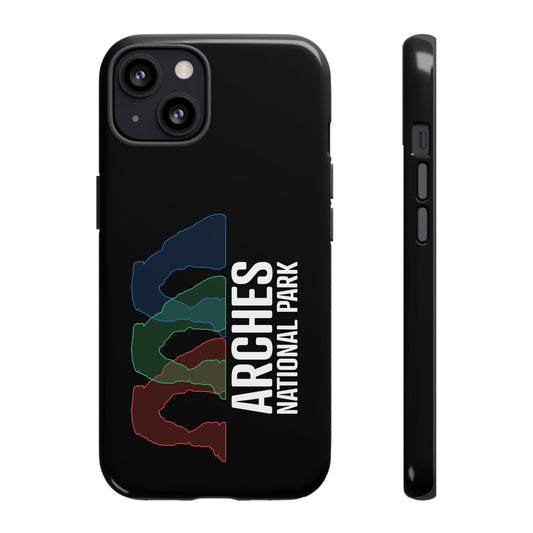 Arches National Park Phone Case - Delicate Arch Histogram Design