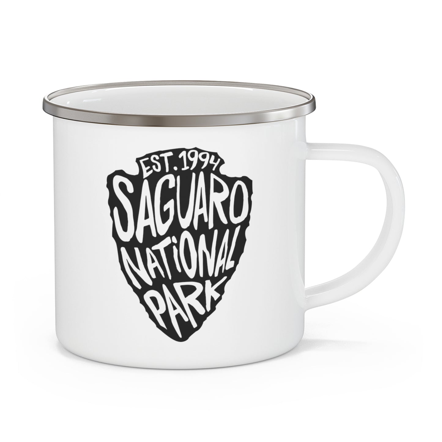 Saguaro National Park Enamel Camping Mug - Arrowhead