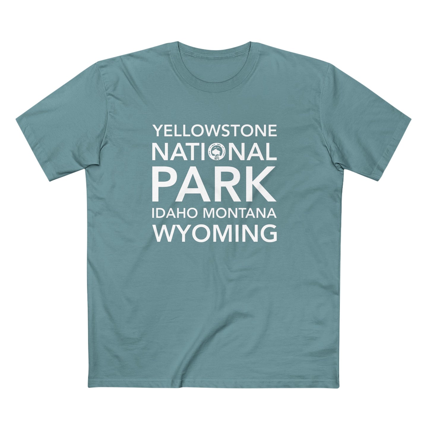 Yellowstone National Park T-Shirt Block Text