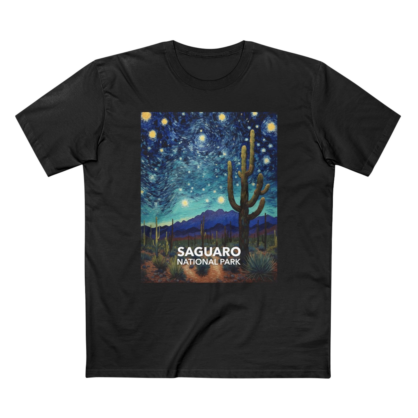 Saguaro National Park T-Shirt - The Starry Night