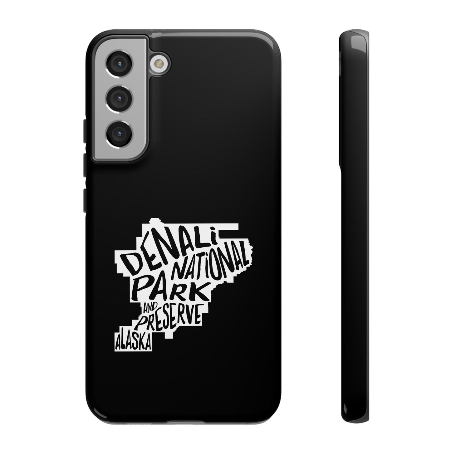 Denali National Park Phone Case - Map Design