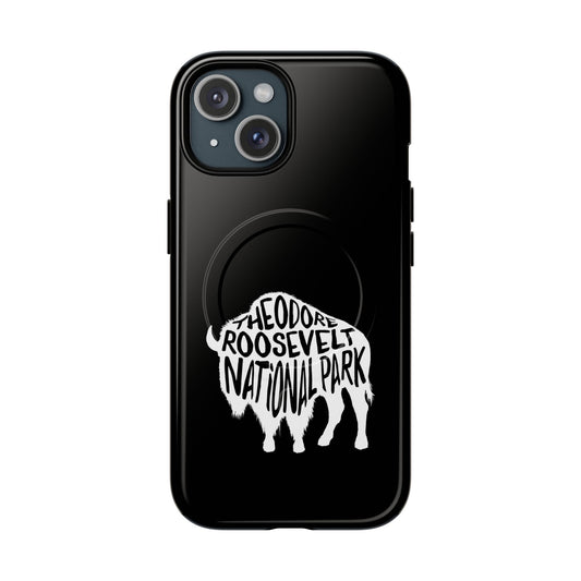 Theodore Roosevelt National Park iPhone Case with MagSafe - Bison Design