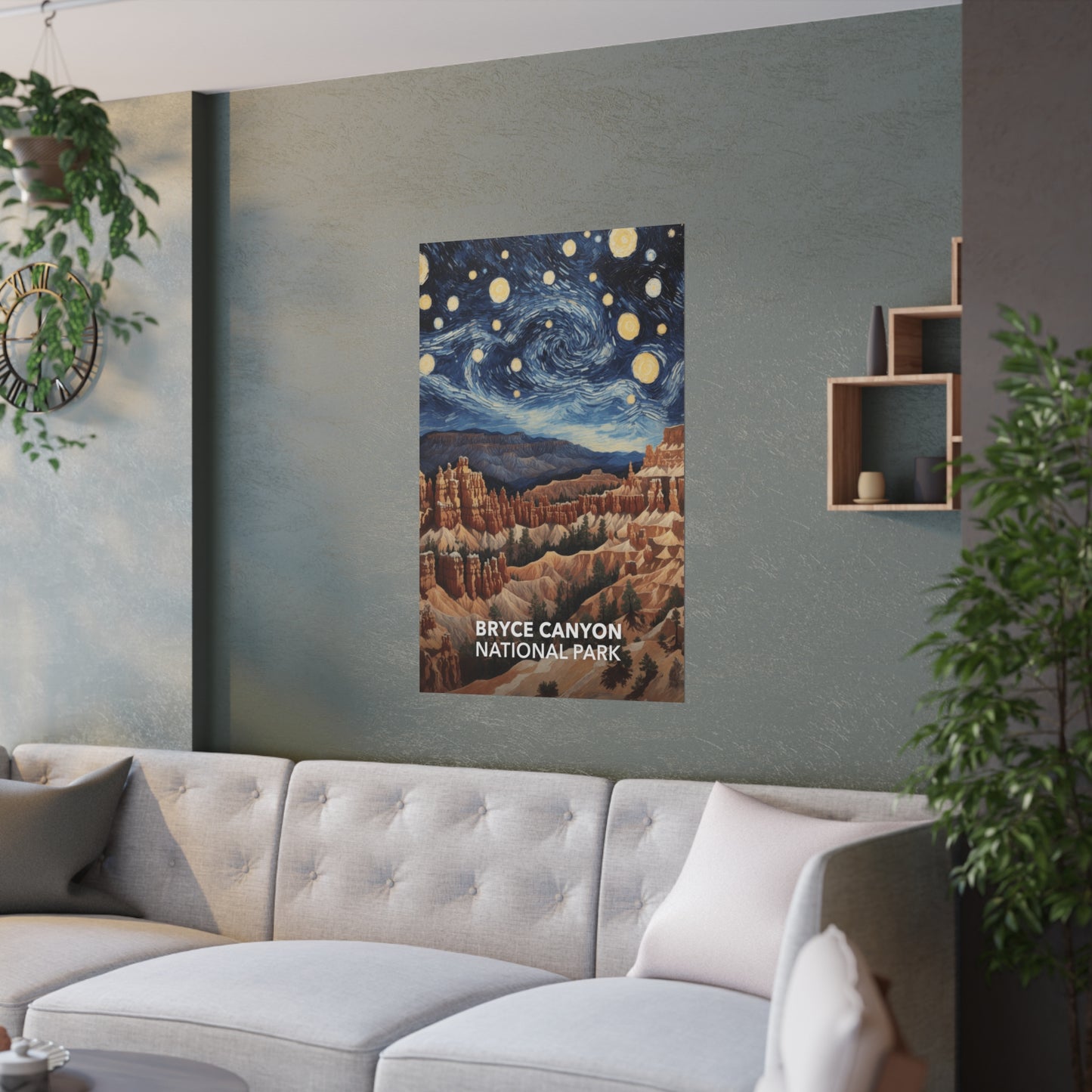 Bryce Canyon National Park Poster - Starry Night
