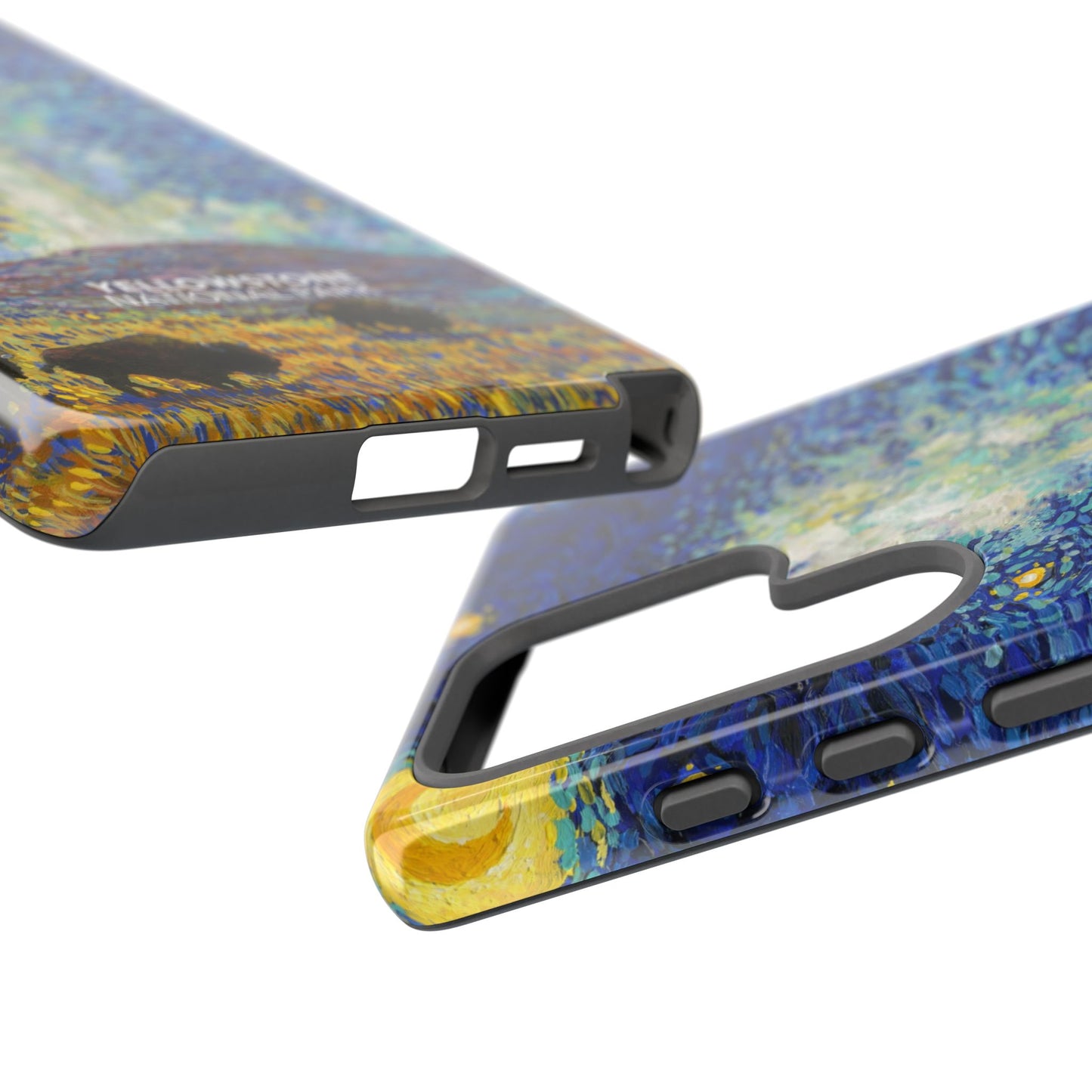 Yellowstone National Park Phone Case - Old Faithful Starry Night