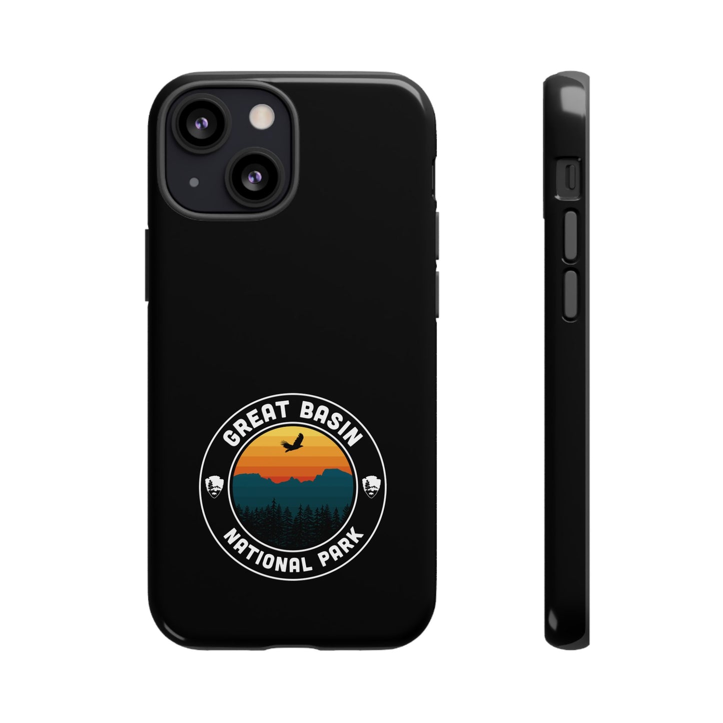 Great Basin National Park iPhone Case - Round Emblem Design