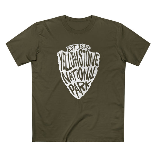 Yellowstone National Park T-Shirt - Arrowhead Design