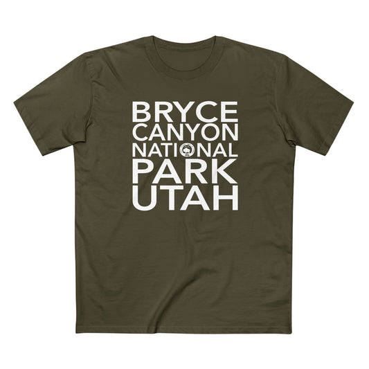 Bryce Canyon National Park T-Shirt Block Text