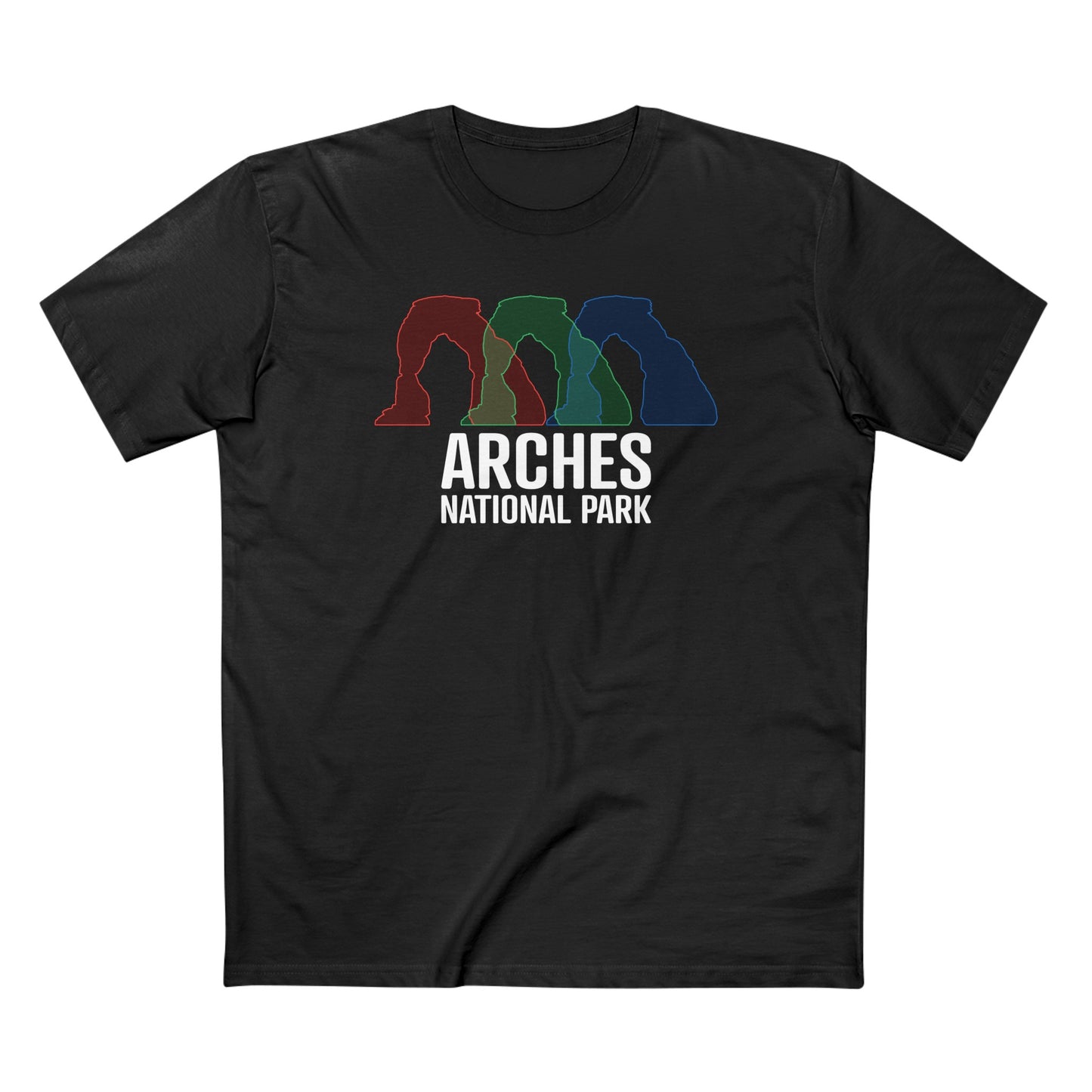 Arches National Park T-Shirt - Histogram Design