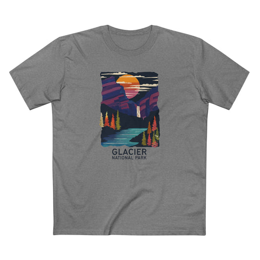 Glacier National Park T-Shirt - Waterfalls
