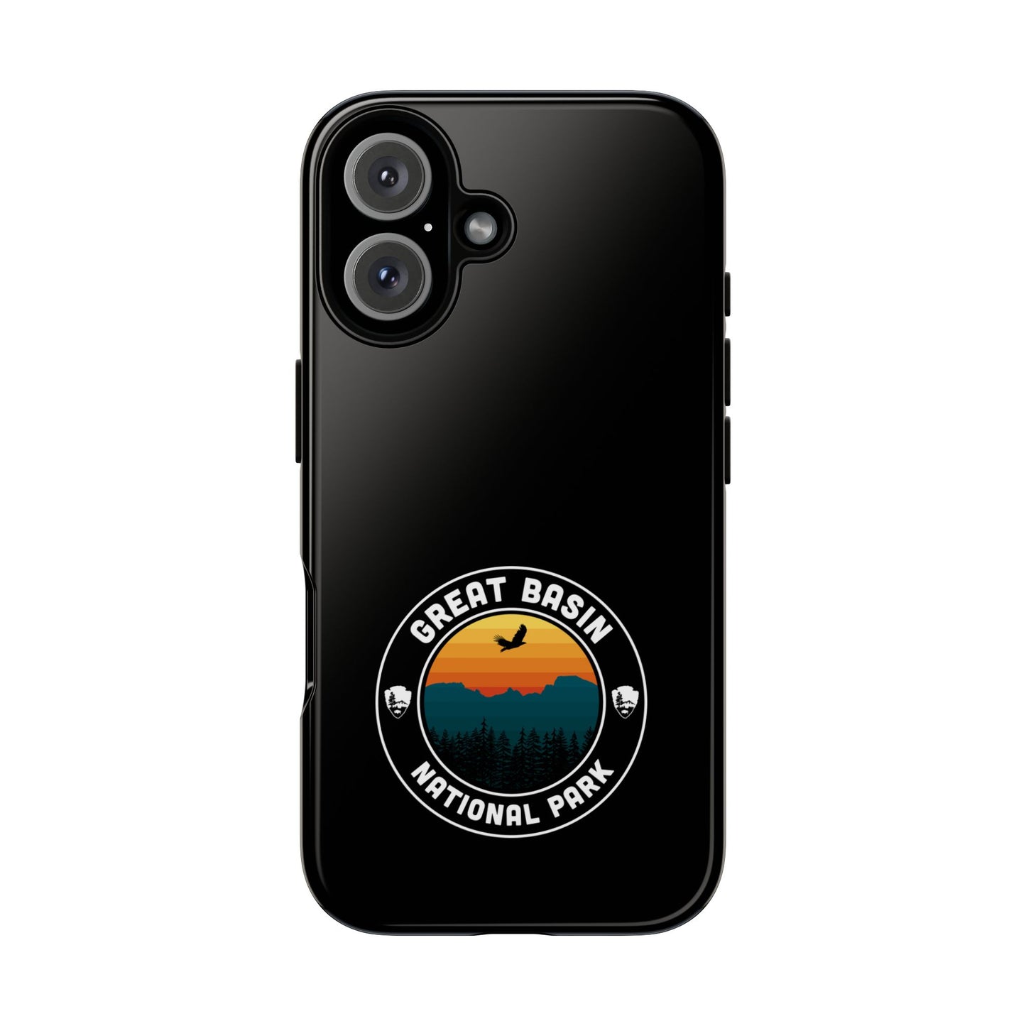 Great Basin National Park iPhone Case - Round Emblem Design