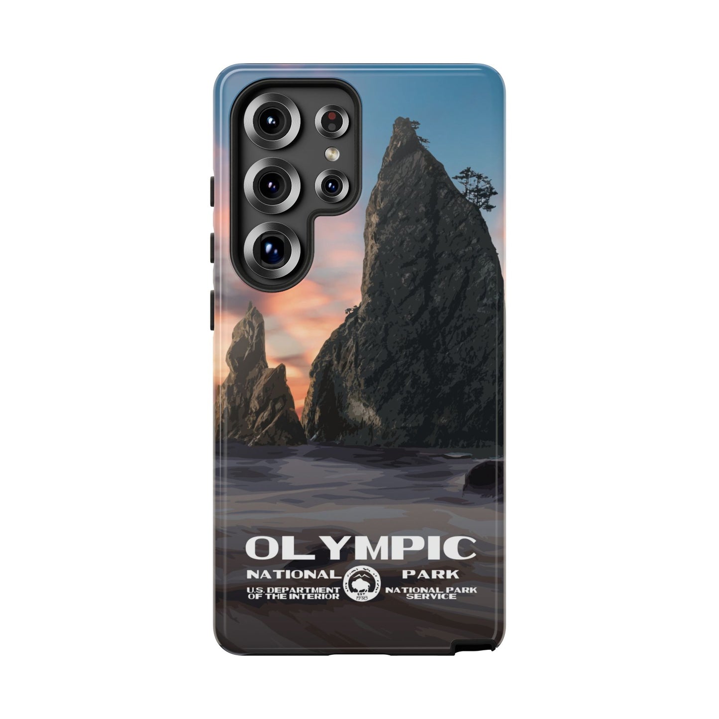 Olympic National Park Phone Case - WPA Style