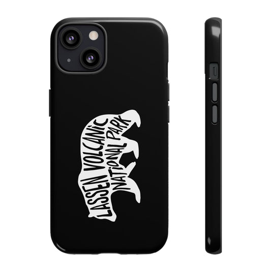 Lassen Volcanic National Park Phone Case - Black Bear Design