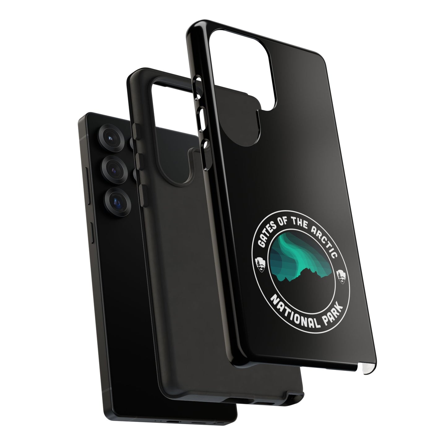 Gates of the Arctic National Park Phone Case - Round Emblem Design