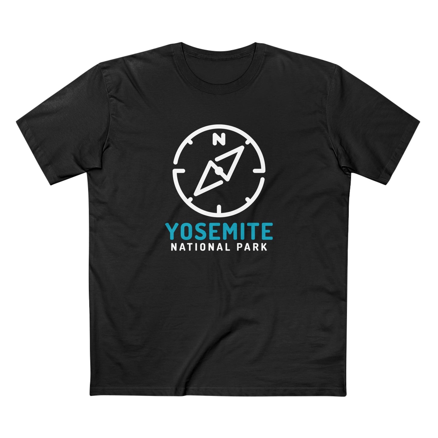 Yosemite National Park T-Shirt Compass Design