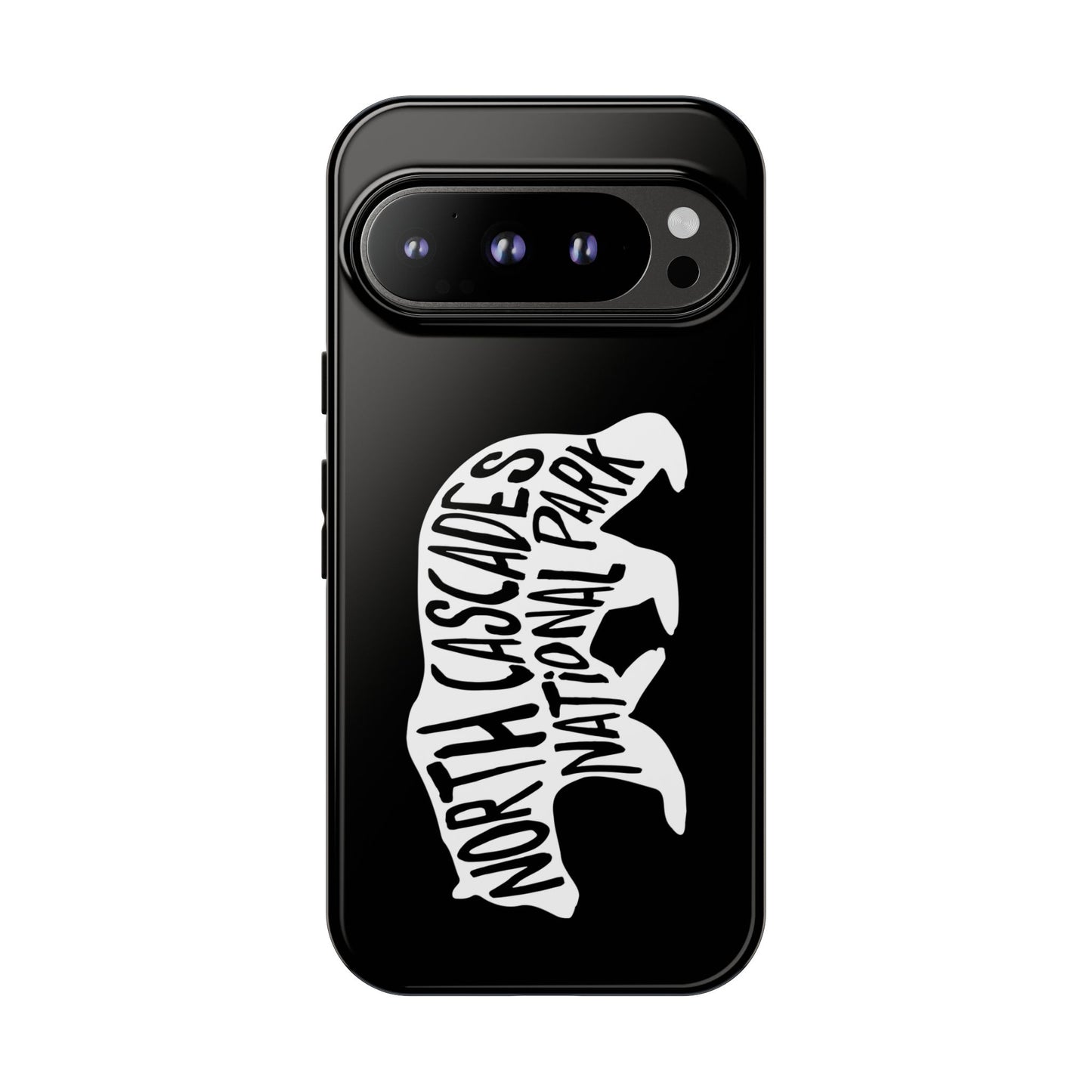 North Cascades National Park Phone Case - Black Bear Design