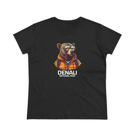 Denali National Park Women's T-Shirt - Cool Grizzly Bear