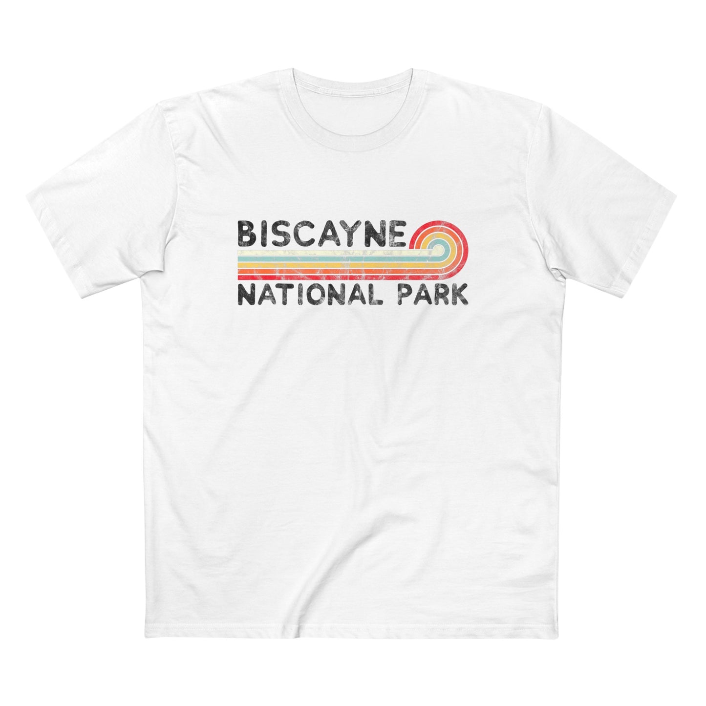 Biscayne National Park T-Shirt - Vintage Stretched Sunrise