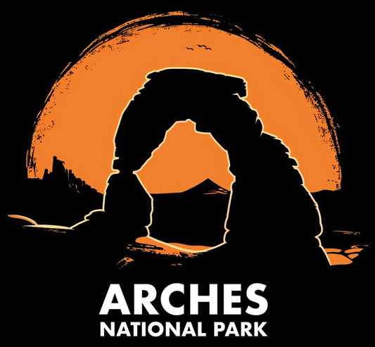 Arches National Park T-Shirt - Delicate Arch Design