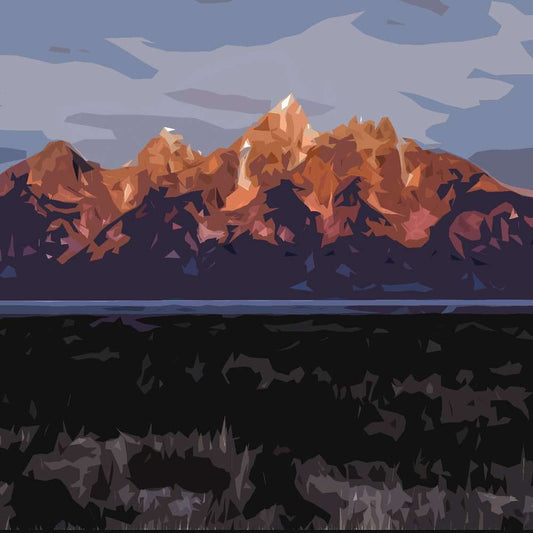 Grand Teton National Park Poster - Sunrise