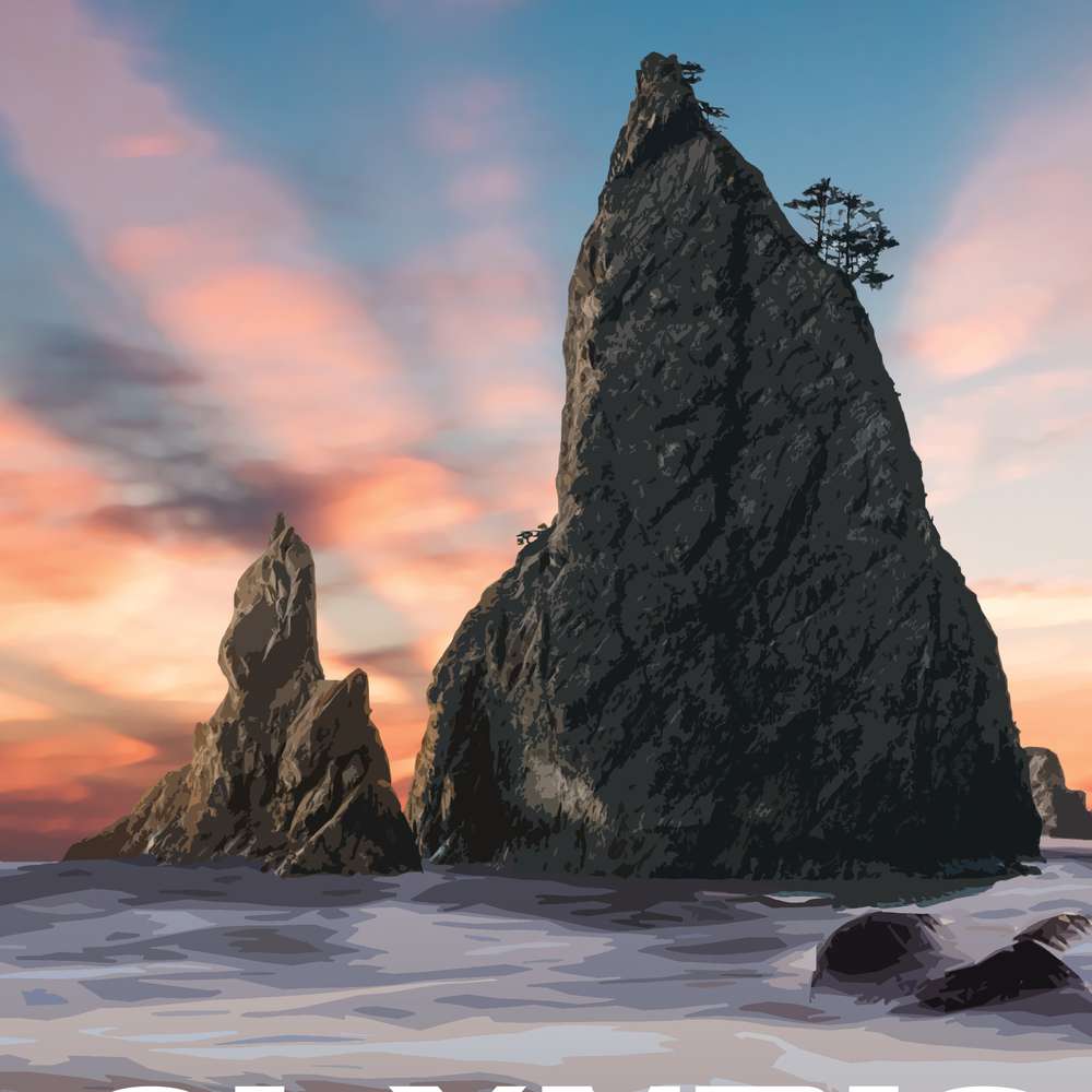 Olympic National Park Poster