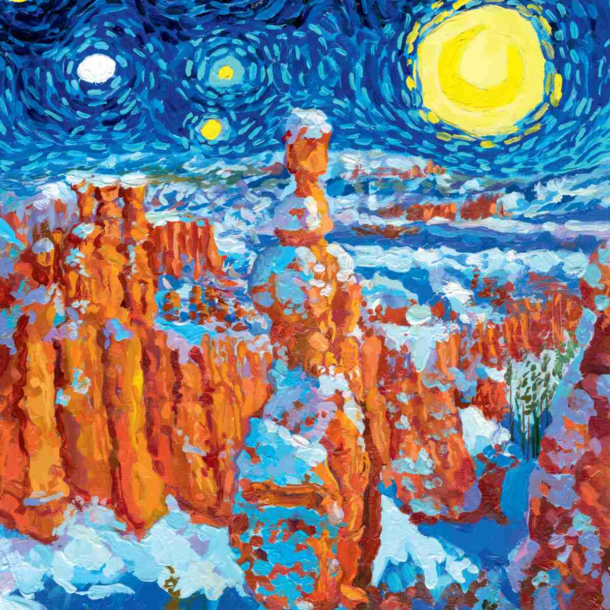 2026 Starry Night National Park Wall Calendar