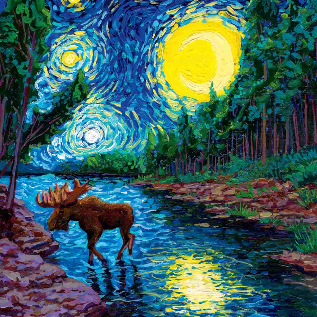 2026 Starry Night National Park Wall Calendar