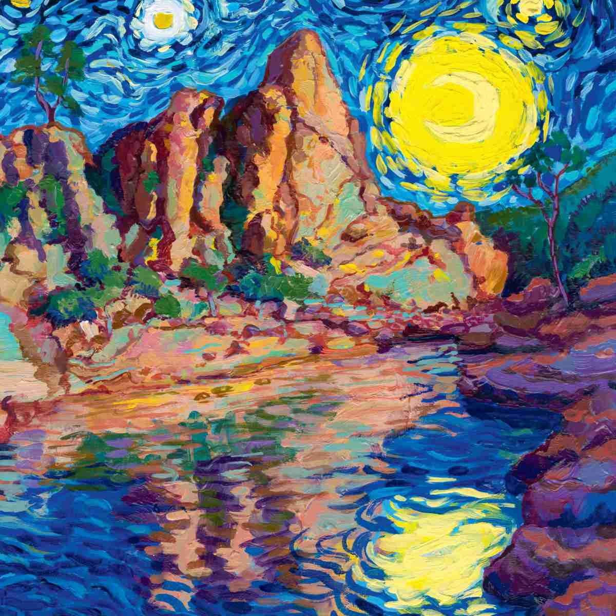 2026 Starry Night National Park Wall Calendar