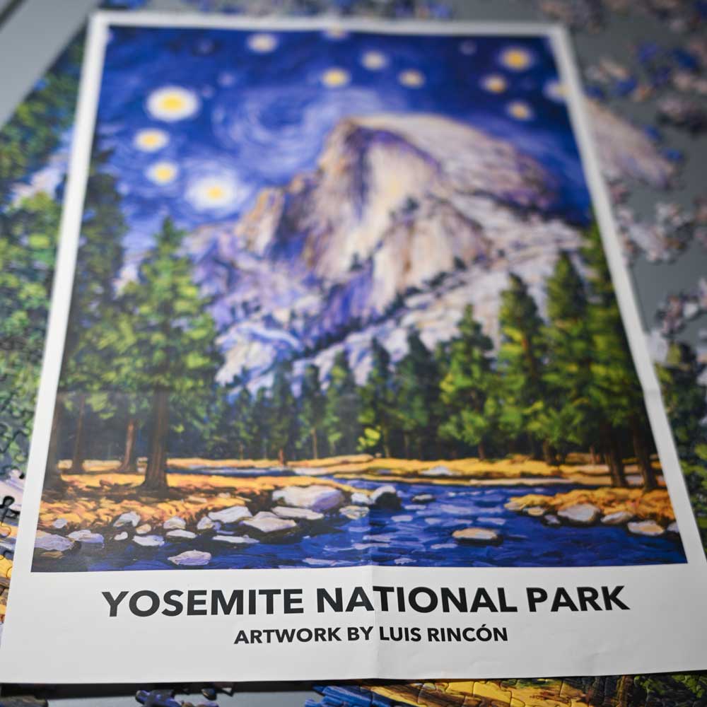 1000 Piece Yosemite National Park Jigsaw Puzzle - Starry Night