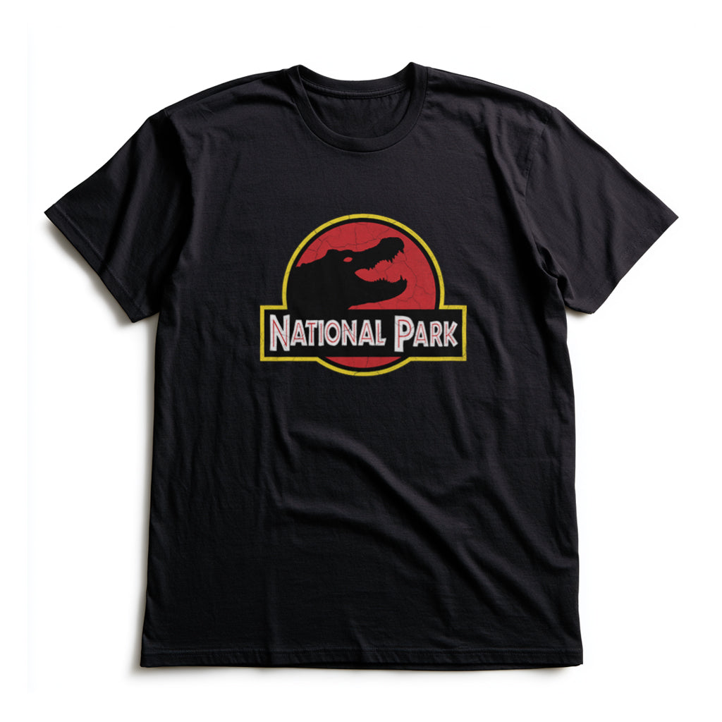 Everglades National Park T-Shirt - Parody Logo in Black
