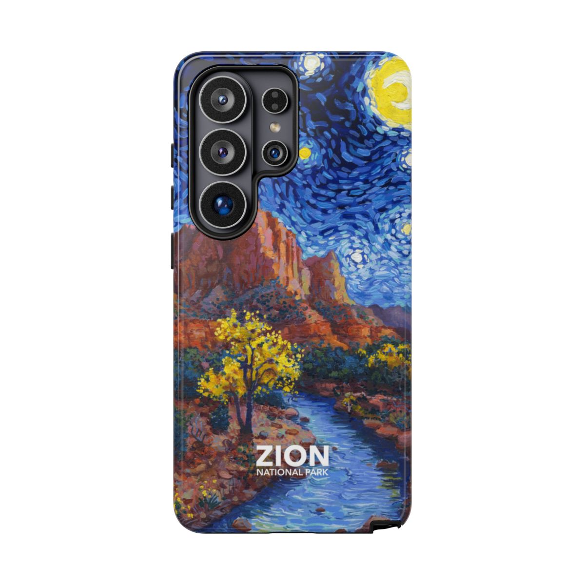 Zion National Park Starry Night phone case for Samsung Galaxy S26 Ultra.