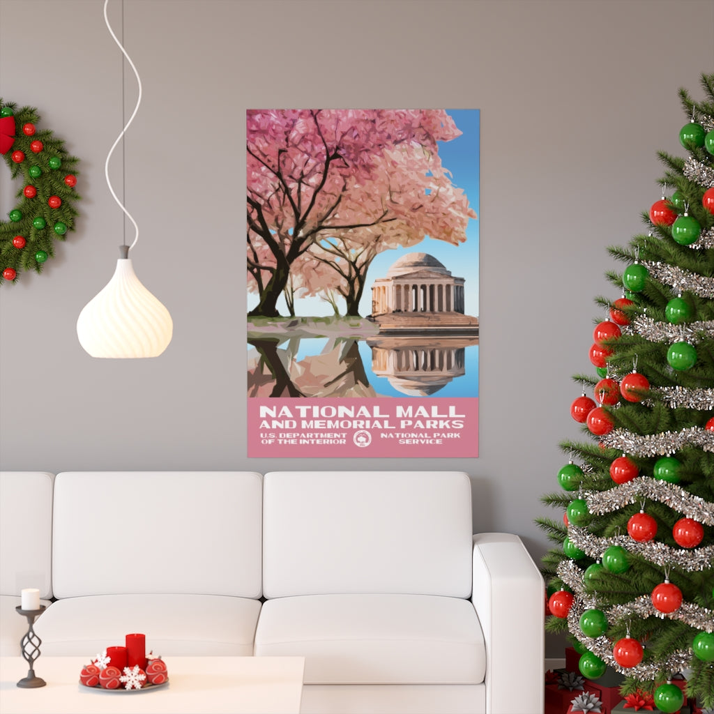 National Mall and Memorial Parks Poster National Parks Partnership