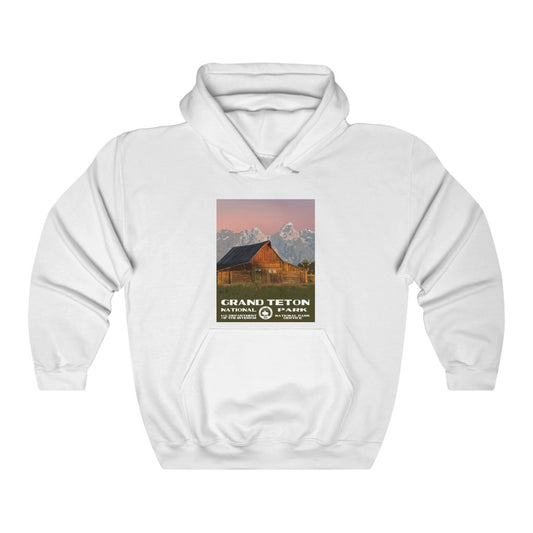 Grand Teton National Park Hoodie - Moulton Barn National Parks Partnership