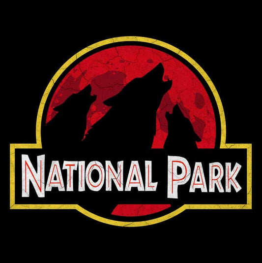 3 Wolf National Park Tote Bag - Parody Logo