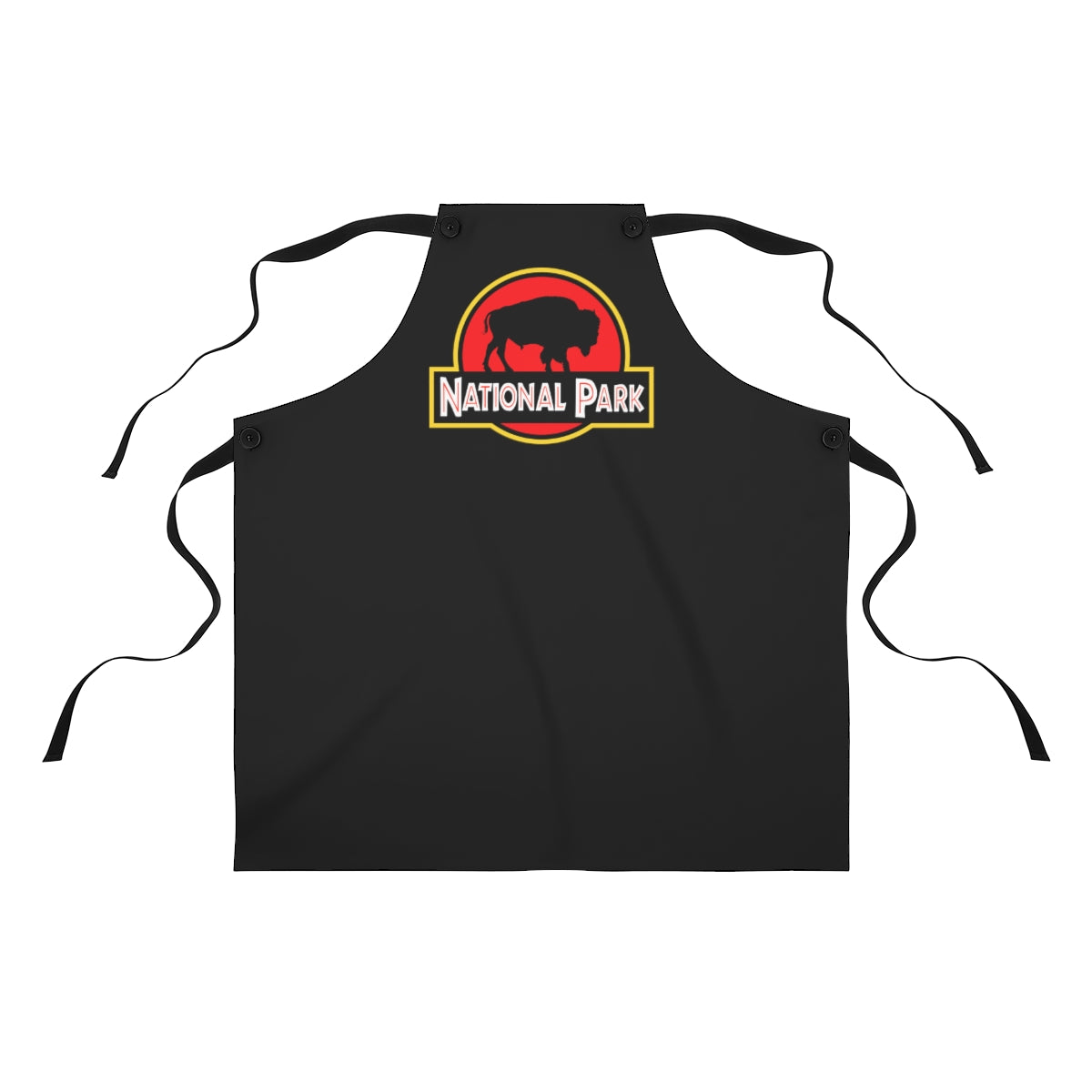 Bison National Park Apron - Parody Logo