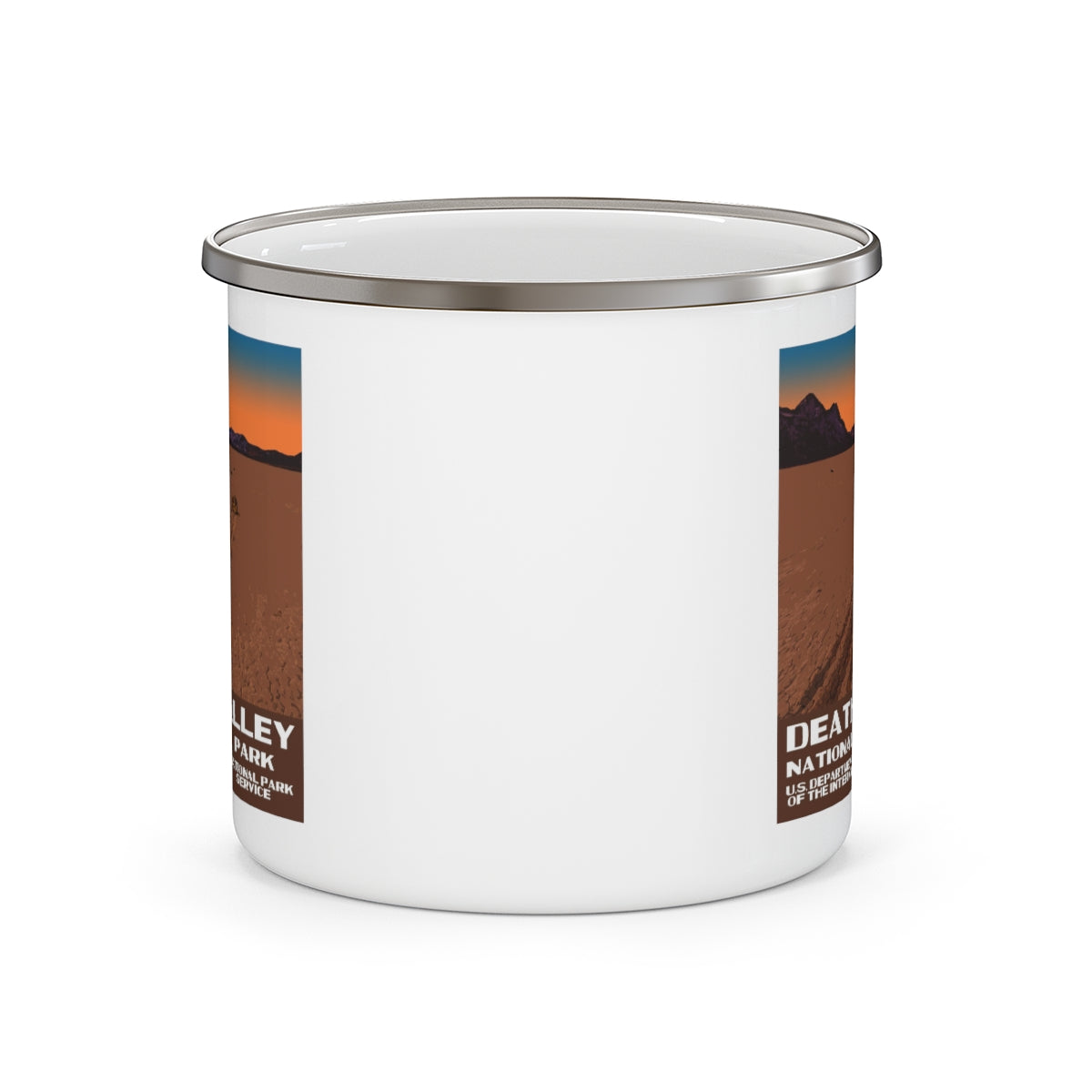 Death Valley National Park Enamel Camping Mug - Racetrack Playa