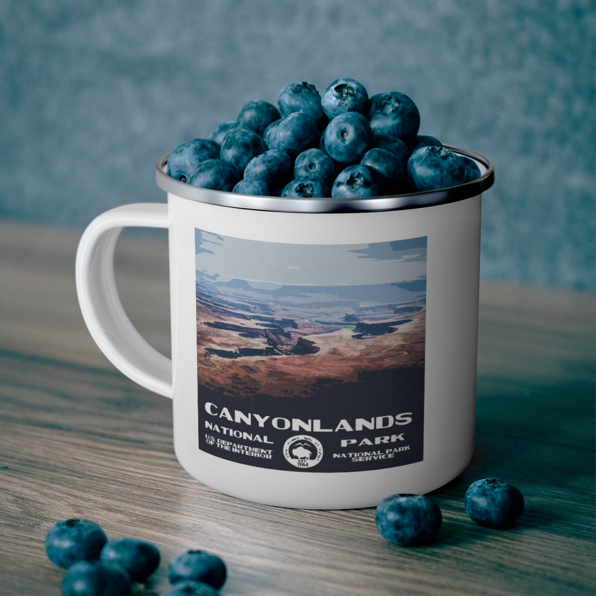 Canyonlands National Park Enamel Camping Mug