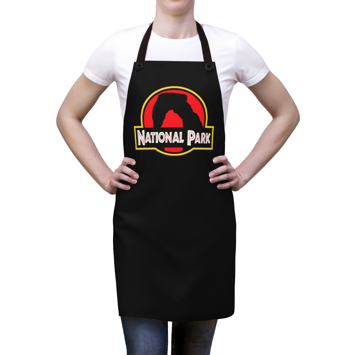 Arches National Park Apron - Parody Delicate Arch Logo