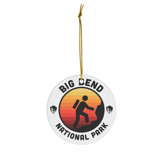 Big Bend National Park Ornament - Round Emblem Design