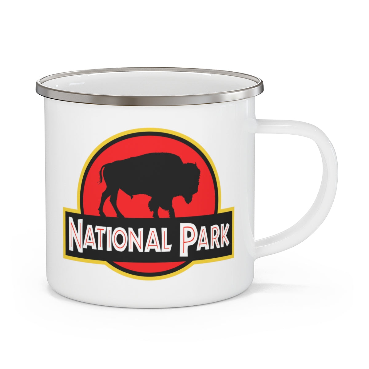 Bison National Park Mug - Parody Logo 12oz