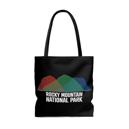 Rocky Mountains National Park Tote Bag - Histogram